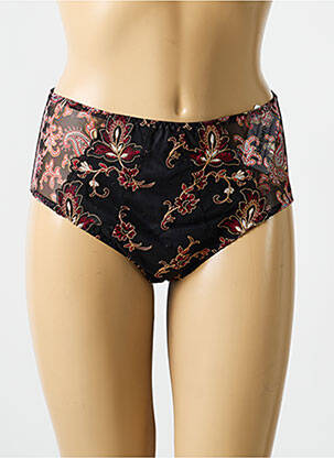 Culotte effet matière satinée noir BARBARA femme