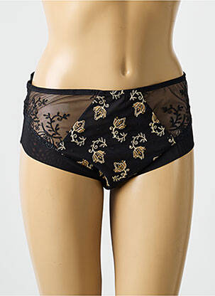 Culotte tissage satiné noir LISE CHARMEL femme
