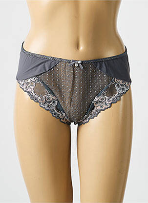 Culotte tissage satiné gris EMPREINTE femme
