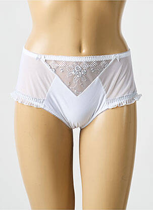 Shorty tissage satiné blanc EMPREINTE femme