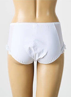 Shorty tissage satiné blanc EMPREINTE femme