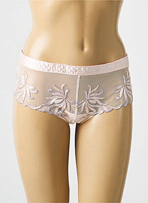 Shorty effet matière satinée rose SIMONE PERELE femme