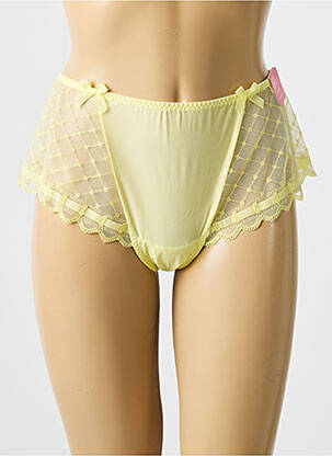 Shorty tissage satiné jaune PRIMADONNA femme