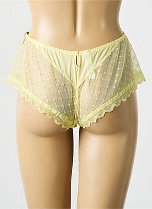 Shorty tissage satiné jaune PRIMADONNA femme
