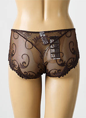 Shorty stretch marron EMPREINTE femme