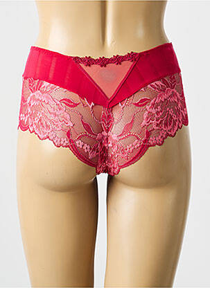 Shorty effet matière satinée rouge SIMONE PERELE femme