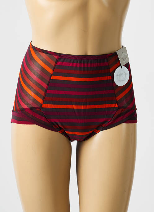 Culotte haute légère et transparente rouge MARIE JO femme
