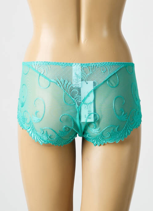 Shorty stretch vert EMPREINTE femme
