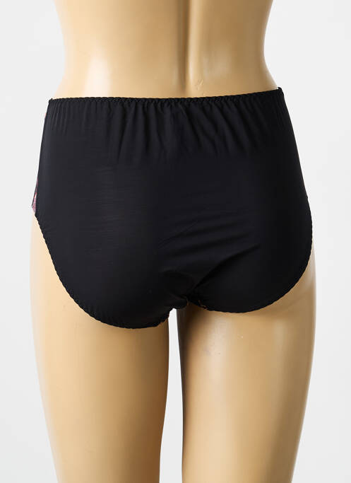 Culotte effet matière satinée noir BARBARA femme
