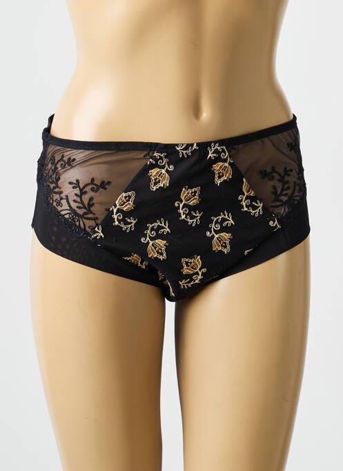 Culotte tissage satiné noir LISE CHARMEL femme