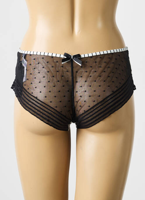 Culotte tissage satiné noir MARIE JO femme