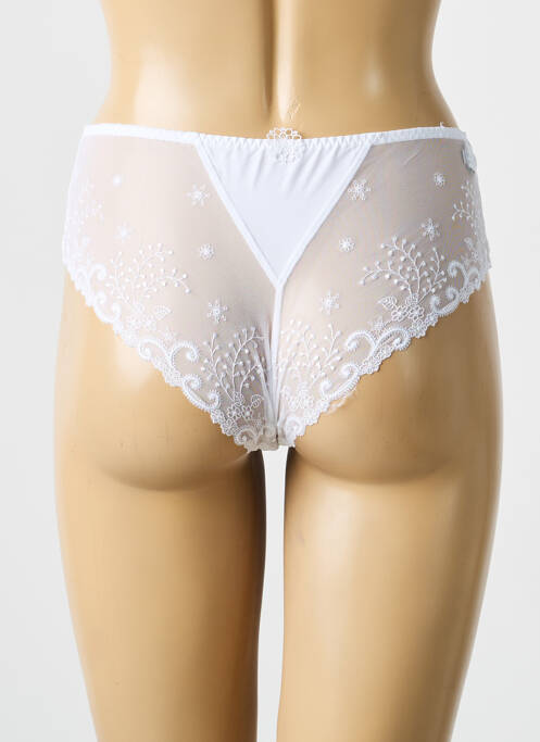 Culotte effet matière satinée blanc SIMONE PERELE femme