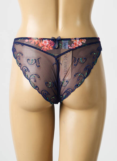 Culotte effet matière satinée bleu LISE CHARMEL femme