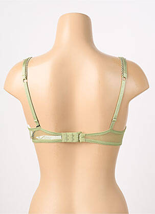 Soutien-gorge effet matière satinée haut soutien-gorge push-up vert AUBADE femme