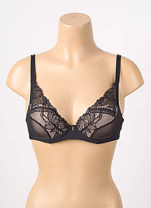 Soutien-gorge légère et transparente haut soutien-gorge moulé noir CHANTELLE femme