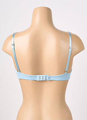 Soutien-gorge effet matière satinée haut soutien-gorge moulé bleu CALIDA femme