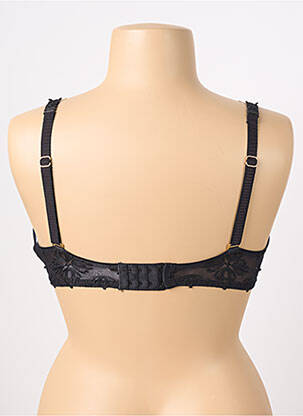 Soutien-gorge effet matière satinée haut soutien-gorge moulé noir CHANTELLE femme