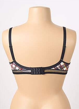 Soutien-gorge effet matière satinée haut soutien-gorge moulé noir PASSIONATA femme