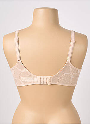 Soutien-gorge effet matière satinée haut soutien-gorge moulé chair CHANTELLE femme