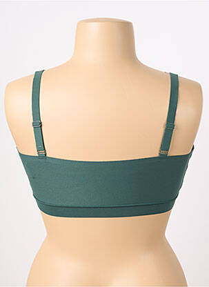 Soutien-gorge effet matière satinée brassieres vert CHANTELLE femme