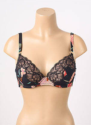 Soutien-gorge effet matière satinée haut soutien-gorge push-up noir AUBADE femme