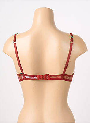 Soutien-gorge effet matière satinée haut soutien-gorge push-up marron AUBADE femme