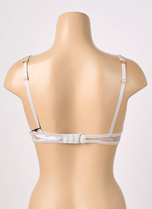 Soutien-gorge effet matière satinée haut soutien-gorge push-up gris AUBADE femme