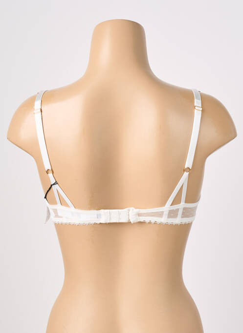 Soutien-gorge effet matière satinée haut soutien-gorge push-up marron AUBADE femme