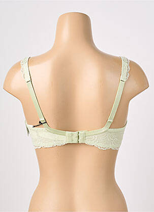 Soutien-gorge effet matière satinée haut soutien-gorge moulé vert AUBADE femme