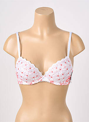 Soutien-gorge effet matière satinée haut soutien-gorge avec mousse de rembourrage amovible blanc AUBADE femme