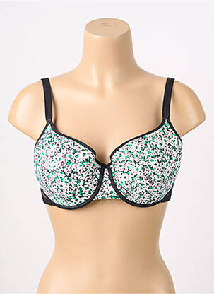 Soutien-gorge effet matière satinée haut soutien-gorge moulé noir PASSIONATA femme