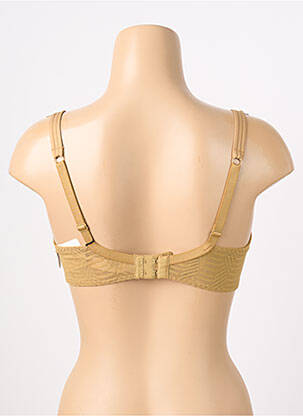 Soutien-gorge effet matière satinée haut soutien-gorge moulé marron AUBADE femme