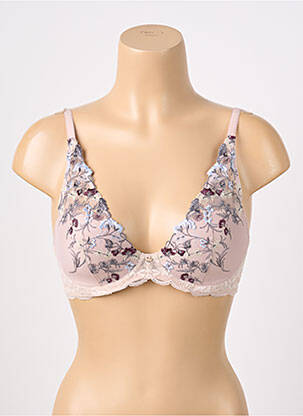 Soutien-gorge effet matière satinée haut soutien-gorge moulé rose TRIUMPH femme