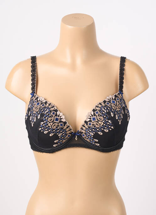 Soutien-gorge effet matière satinée haut soutien-gorge avec mousse de rembourrage amovible noir AUBADE femme