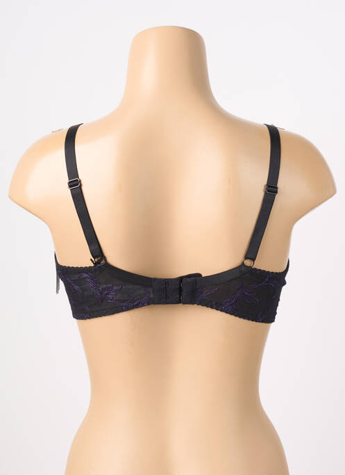 Soutien-gorge effet matière satinée haut soutien-gorge moulé noir AUBADE femme