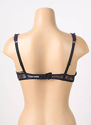 Soutien-gorge effet matière satinée haut soutien-gorge emboitant noir AUBADE femme