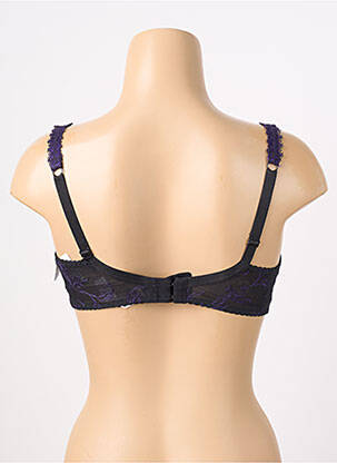 Soutien-gorge effet matière satinée haut soutien-gorge emboitant noir AUBADE femme