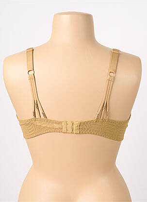 Soutien-gorge effet matière satinée haut soutien-gorge emboitant or AUBADE femme