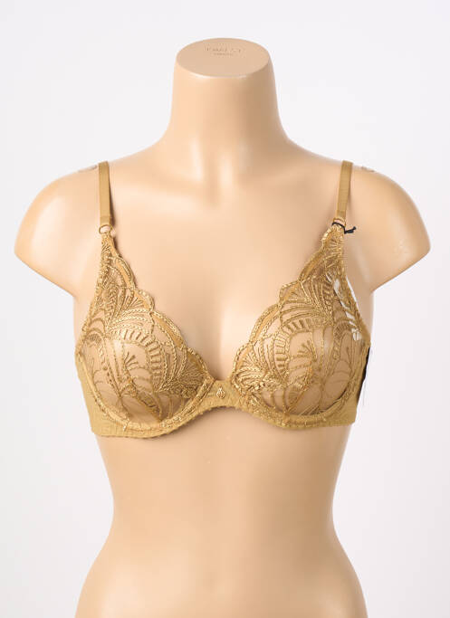 Soutien-gorge effet matière satinée haut soutien-gorge emboitant or AUBADE femme