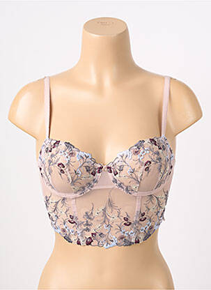 Soutien-gorge effet matière satinée haut soutien-gorge emboitant rose TRIUMPH femme