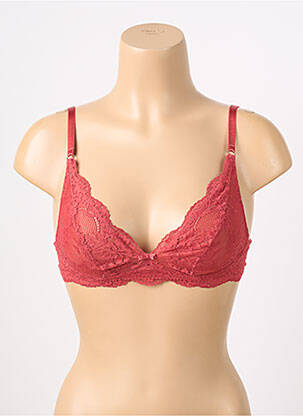 Soutien-gorge sans armature haut soutien-gorge emboitant rouge CALIDA femme