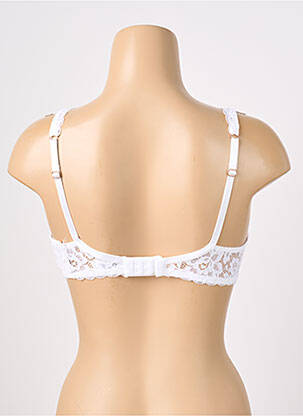 Soutien-gorge effet matière satinée haut soutien-gorge emboitant blanc CALIDA femme