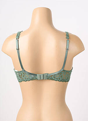 Soutien-gorge effet matière satinée haut soutien-gorge emboitant vert CALIDA femme