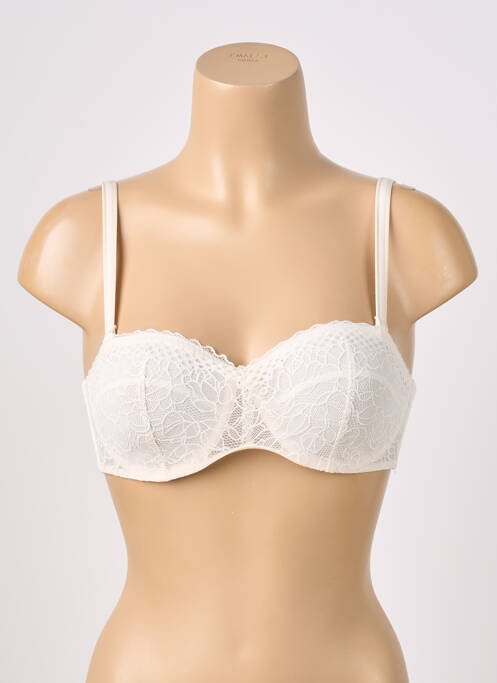 Soutien-gorge effet matière satinée haut soutien-gorge emboitant beige PASSIONATA femme