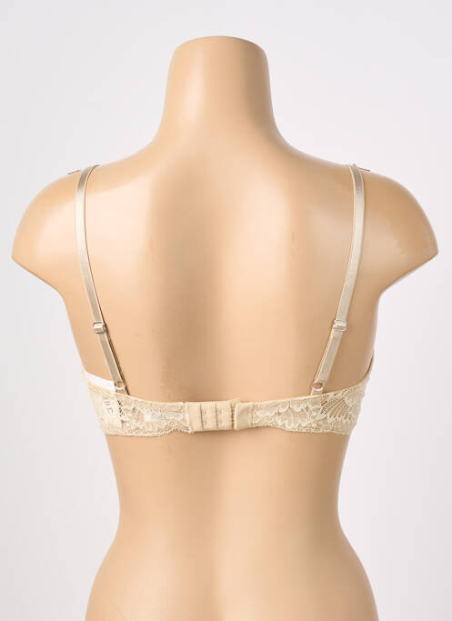 Soutien-gorge sans armature haut triangles beige CALIDA femme