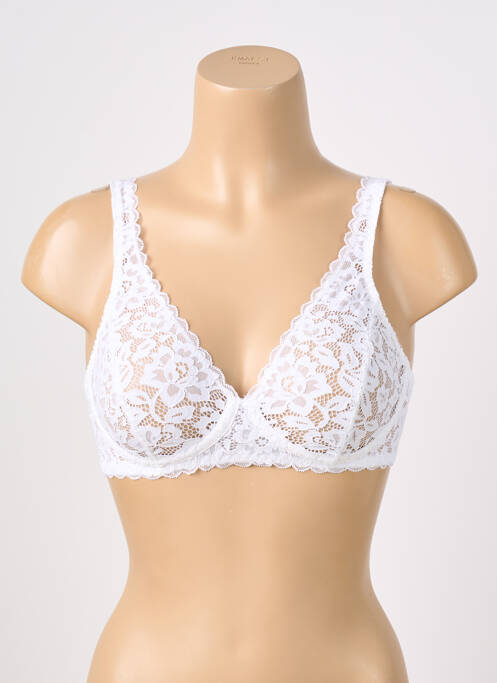 Soutien-gorge sans armature haut soutien-gorge emboitant blanc CALIDA femme