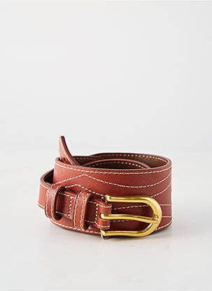 Ceinture coutures renforcées marron SUNCOO femme