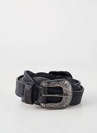 Ceinture effet matière satinée noir LE TEMPS DES CERISES femme