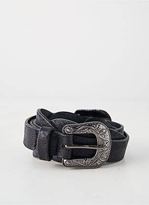 Ceinture effet matière satinée noir LE TEMPS DES CERISES femme