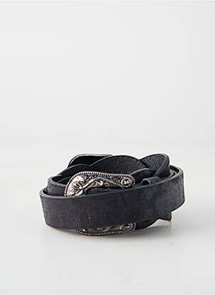 Ceinture effet matière satinée noir LE TEMPS DES CERISES femme